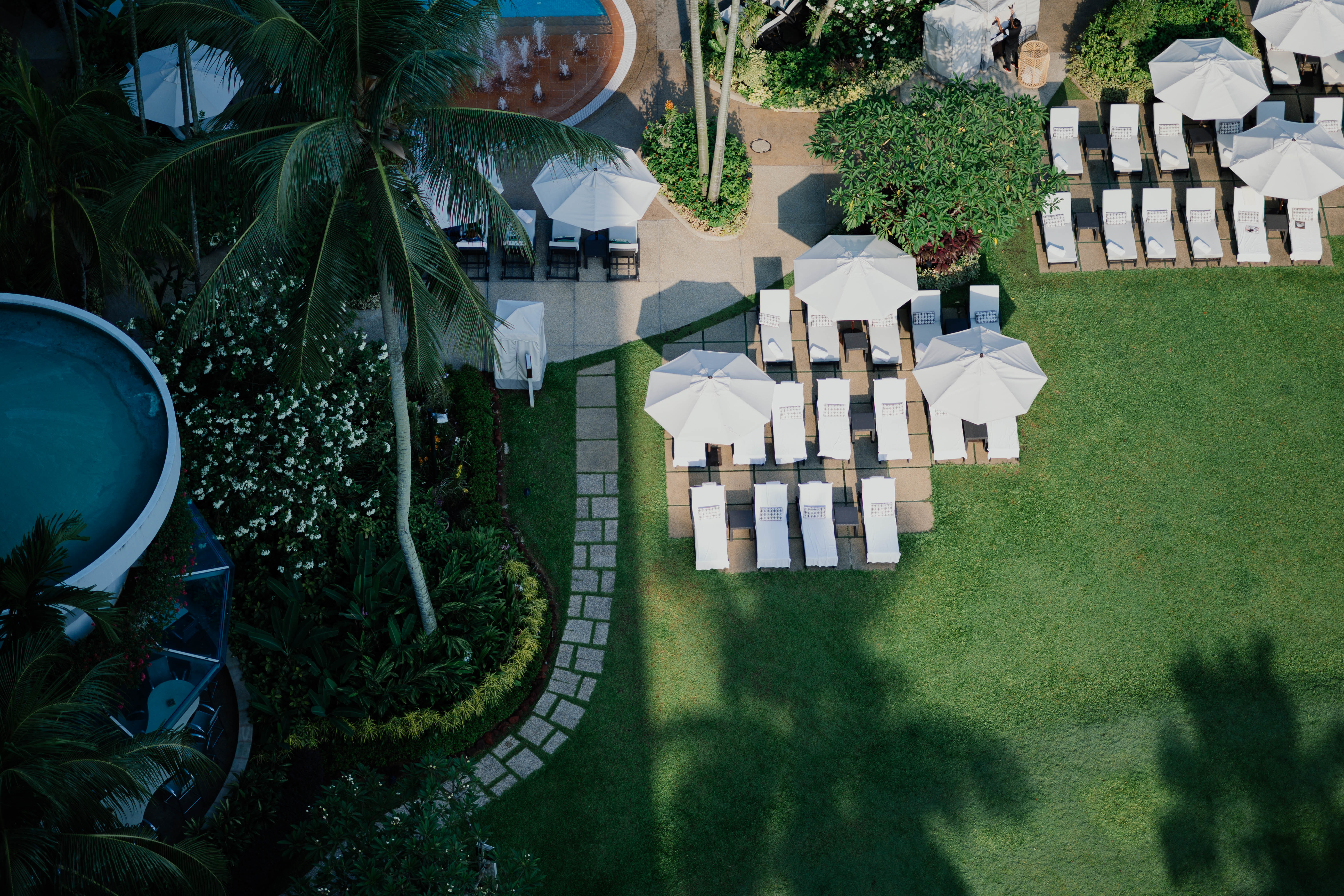 Grass, plant, building and hotel | HD photo by chuttersnap